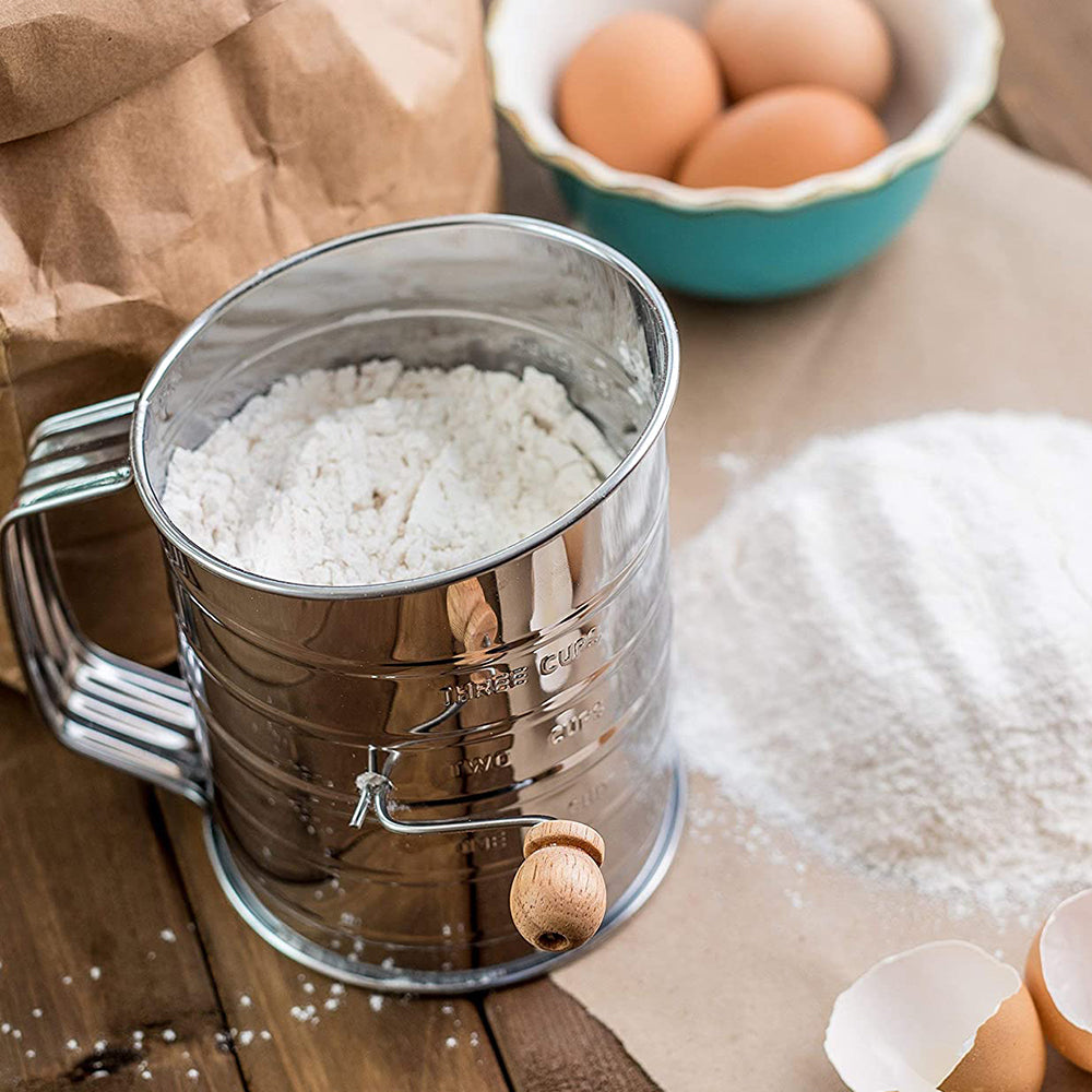 Creative Cooking Rotary Flour Sifter