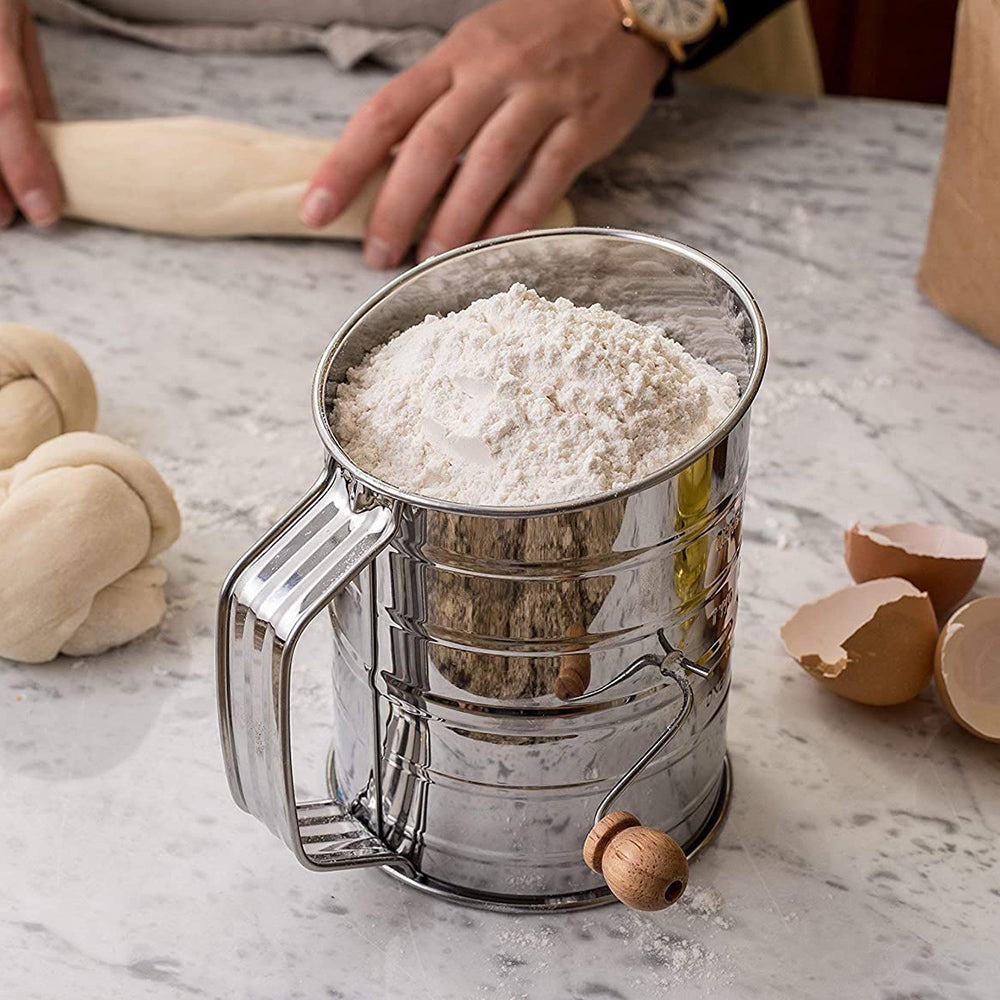 Creative Cooking Rotary Flour Sifter