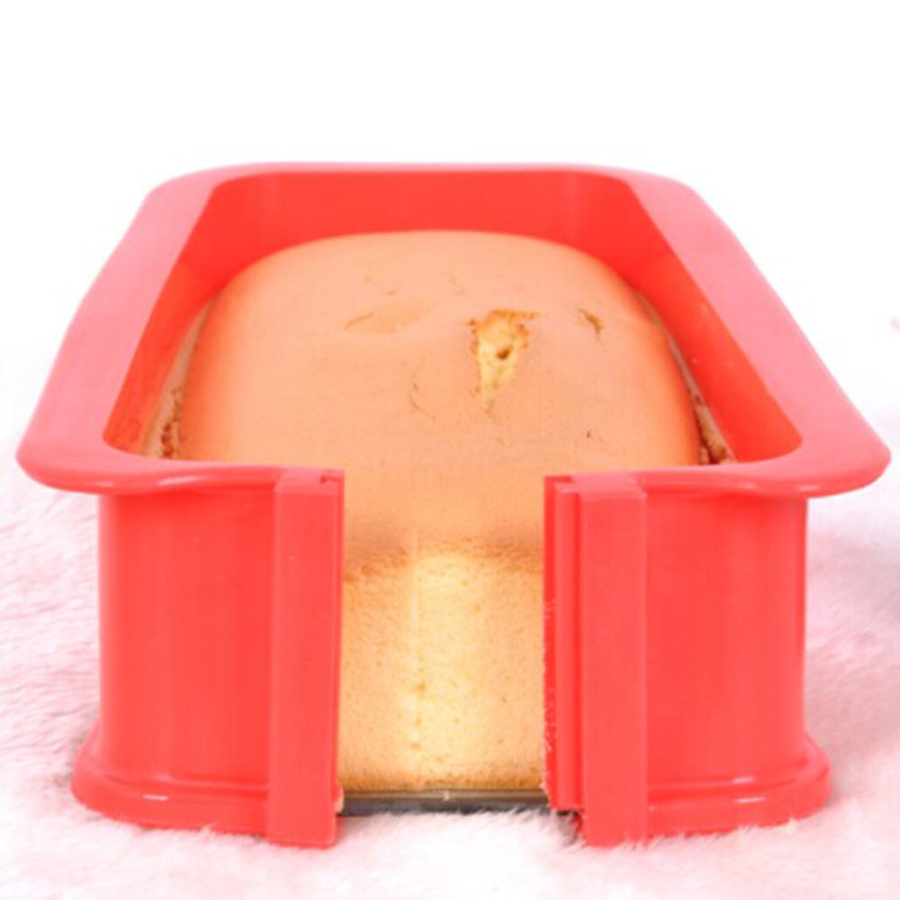 Creative Cooking Rectangular Silicone Springform Pan, 30cm