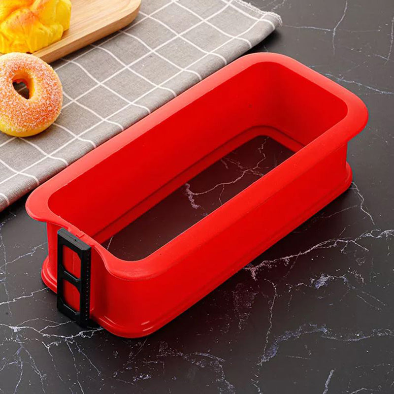 Creative Cooking Rectangular Silicone Springform Pan, 30cm