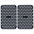 Creative Cooking Rectangular Silicone Airfryer Liners, Set of 2