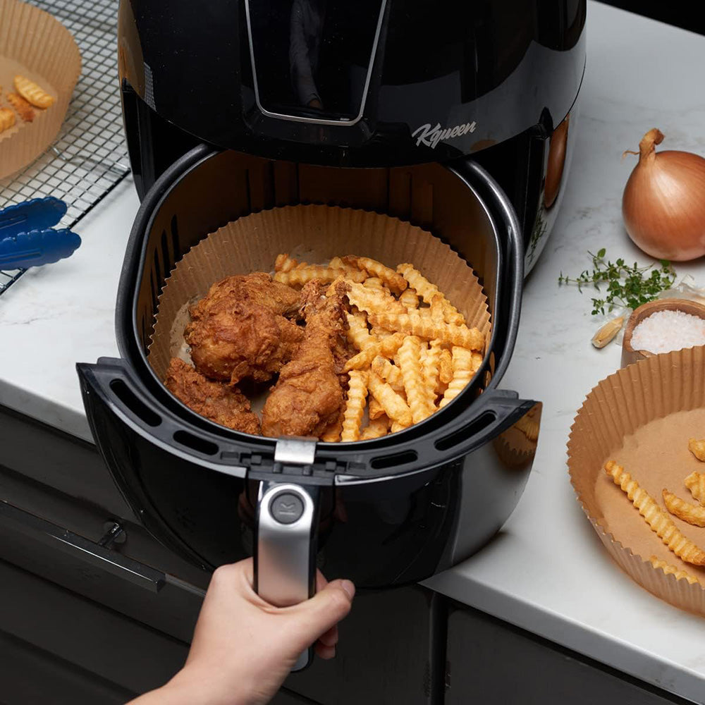 Creative Cooking Disposable Round Airfryer Liners, 50pc