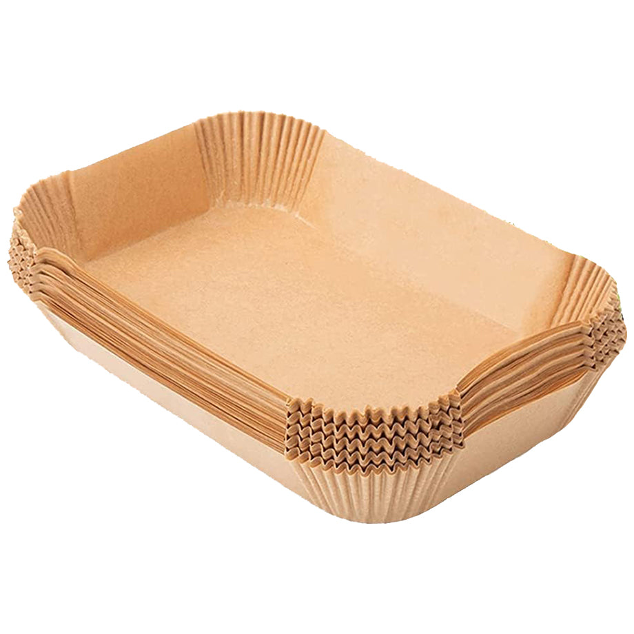 Creative Cooking Disposable Rectangular Airfryer Liners, 50pc