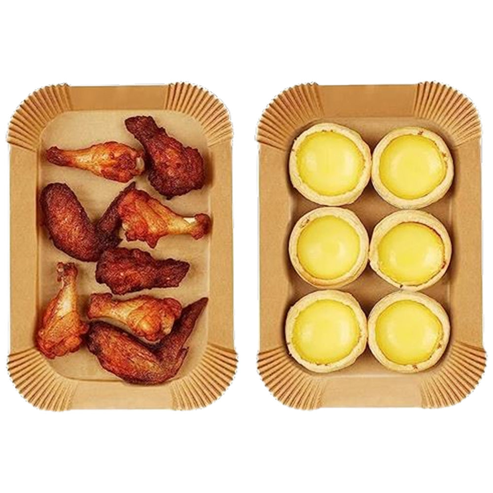 Creative Cooking Disposable Rectangular Airfryer Liners, 50pc