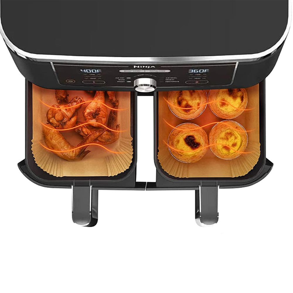 Creative Cooking Disposable Rectangular Airfryer Liners, 50pc