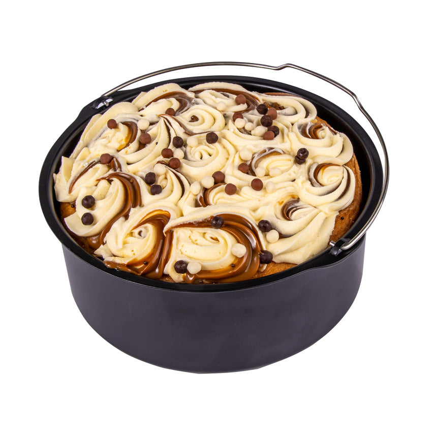 Creative Cooking Round Non-Stick Airfryer Baking Pan, 20cm