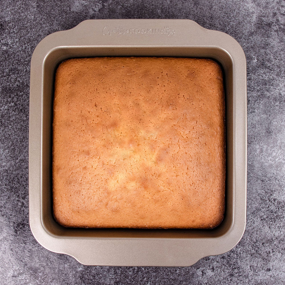 Creative Cooking Non-Stick Square Cake Pan, 20cm