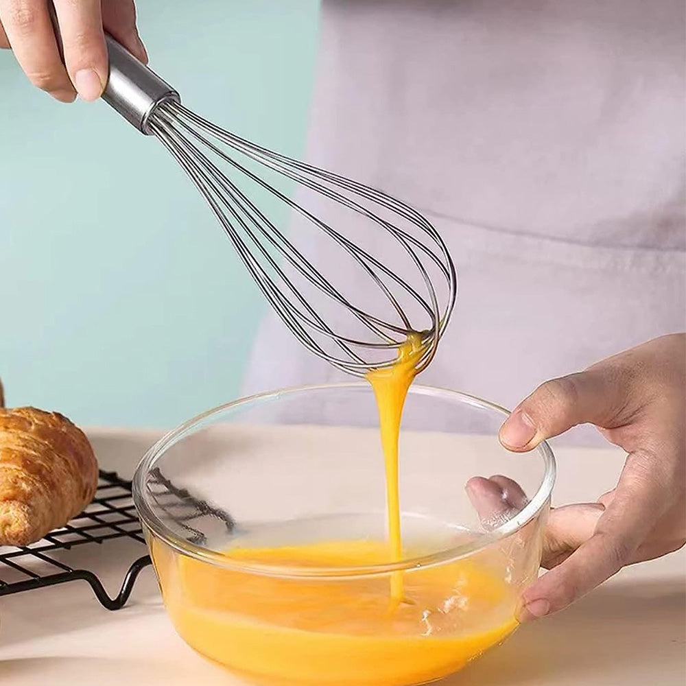 Creative Cooking Stainless Steel Balloon Whisk, 25cm
