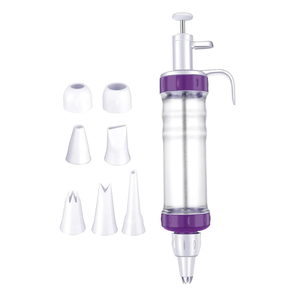 Creative Cooking Piping Set with 6 Decorating Nozzles