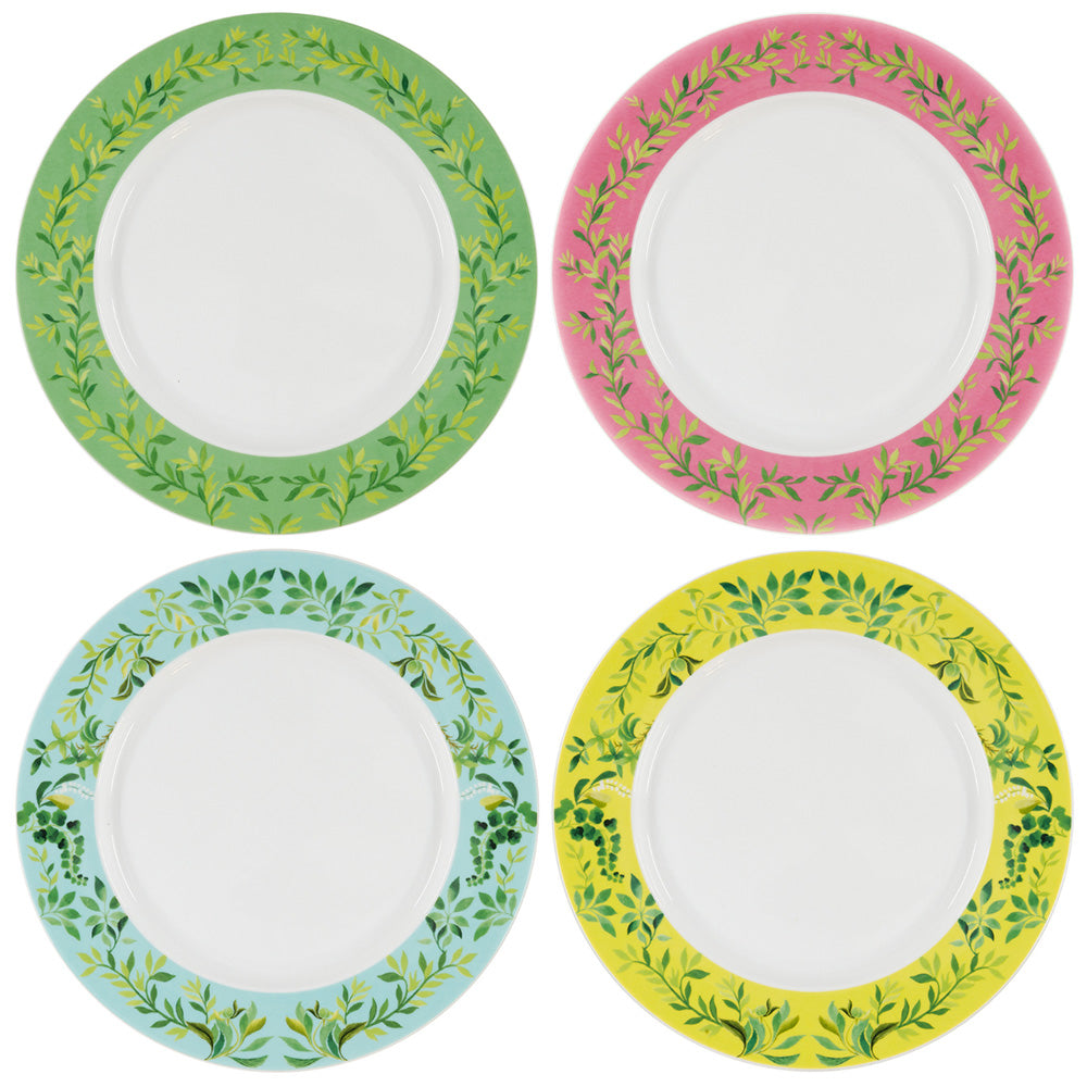 Designers Guild Porcelaine De Chine Dinner Plates, Set Of 4