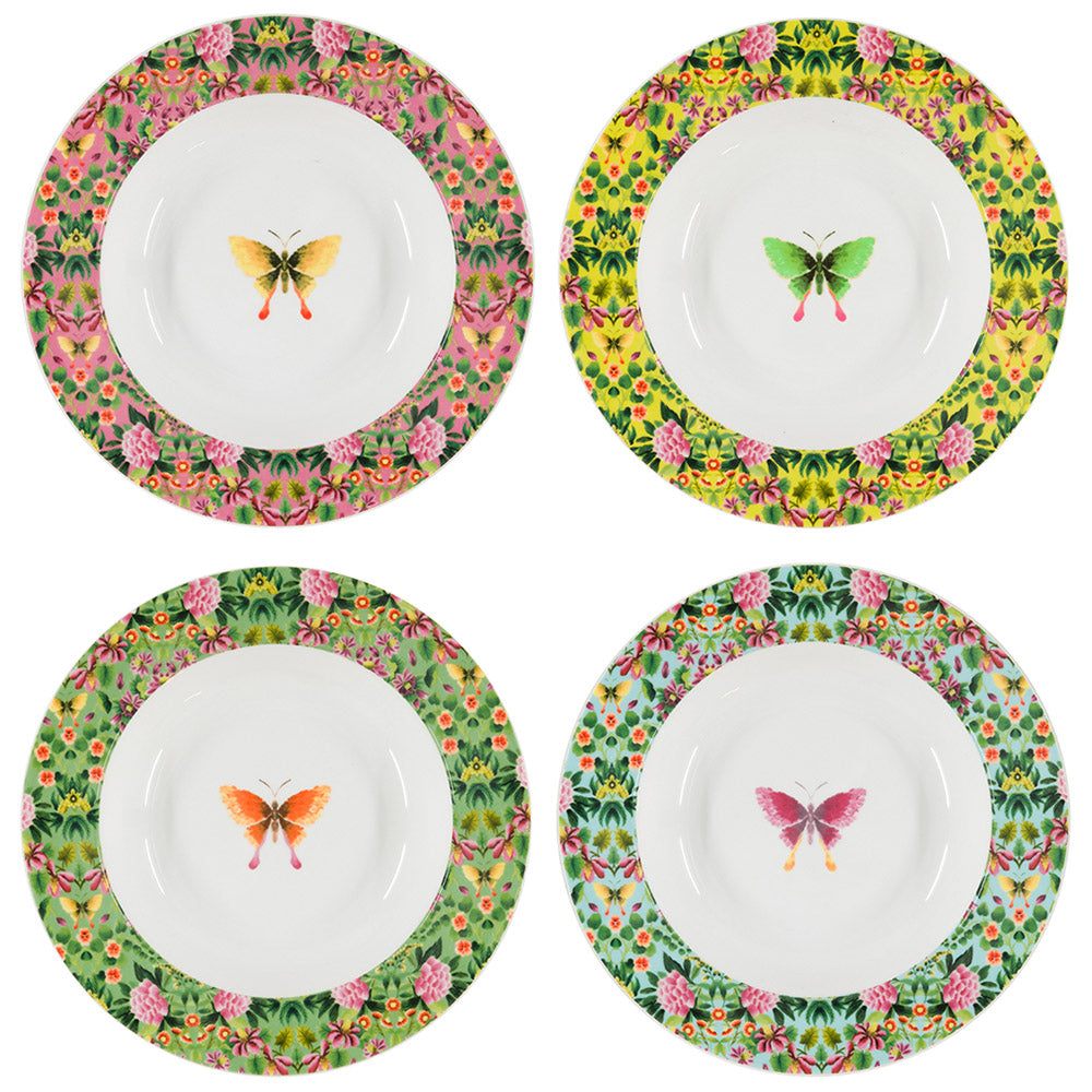 Designers Guild Ikebana Pasta Bowls, Set Of 4