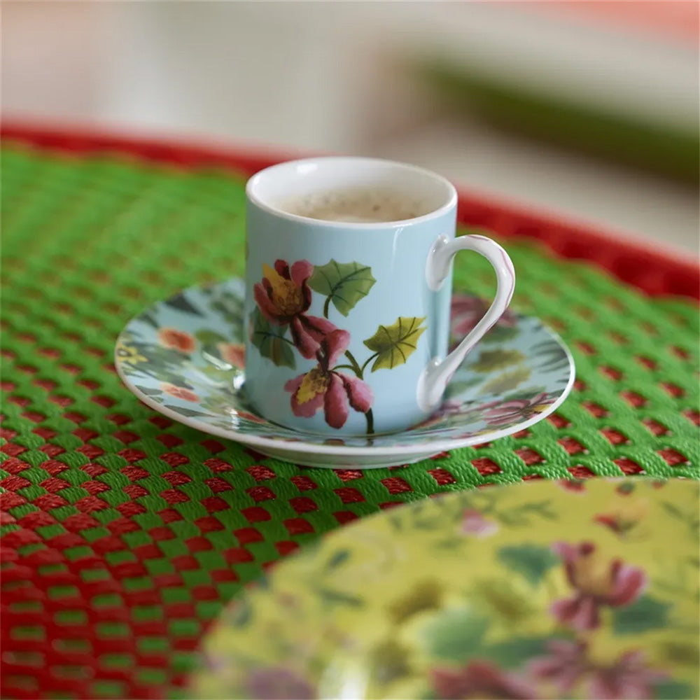 Designers Guild Ikebana Espresso Cup & Saucer, Set Of 2