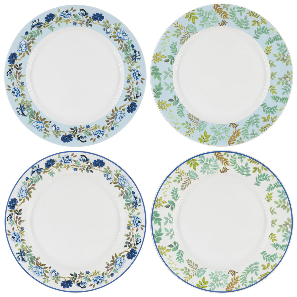 Designers Guild Porcelaine De Chine Dinner Plates, Set Of 4