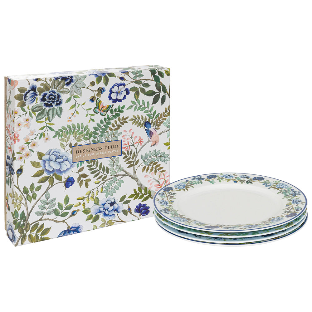 Designers Guild Porcelaine De Chine Dinner Plates, Set Of 4