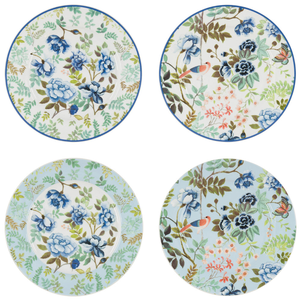 Designers Guild Porcelaine De Chine Side Plates, Set Of 4