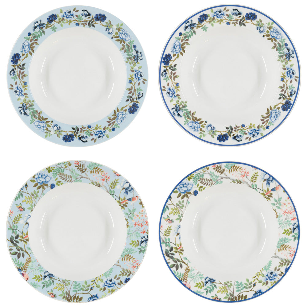 Designers Guild Porcelaine De Chine Dinner Plates, Set Of 4