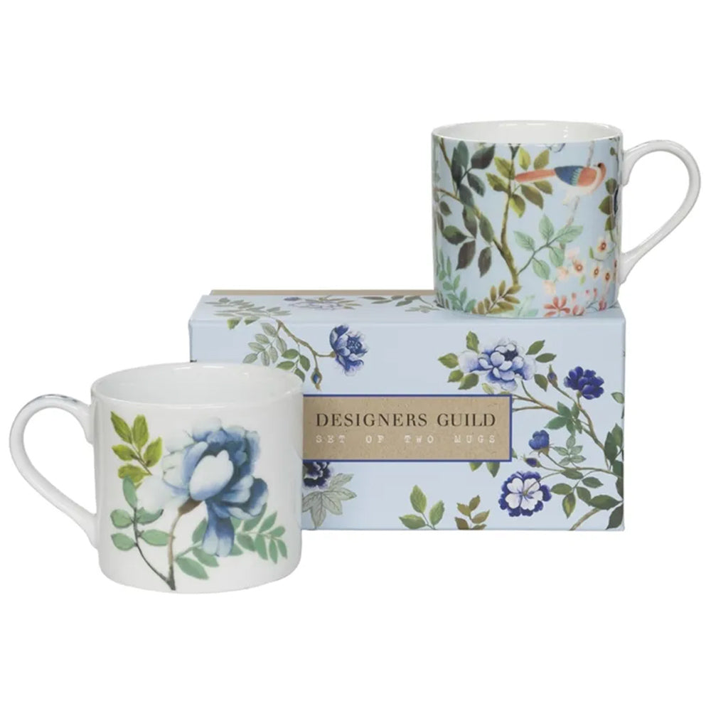 Designers Guild Porcelaine De Chine Mugs, Set Of 2