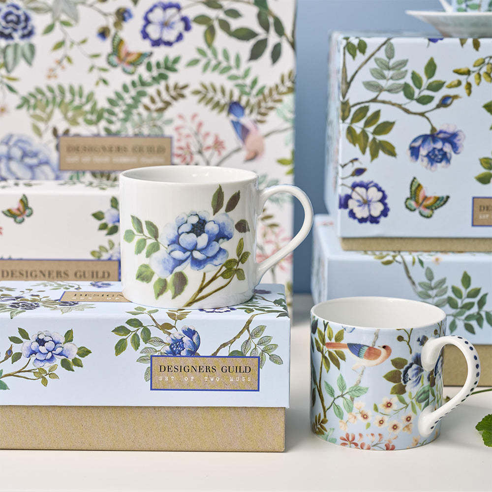 Designers Guild Porcelaine De Chine Mugs, Set Of 2