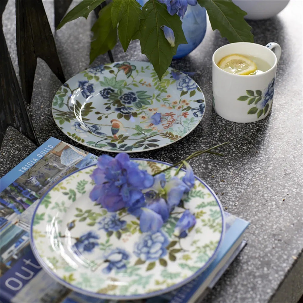 Designers Guild Porcelaine De Chine Dinner Plates, Set Of 4