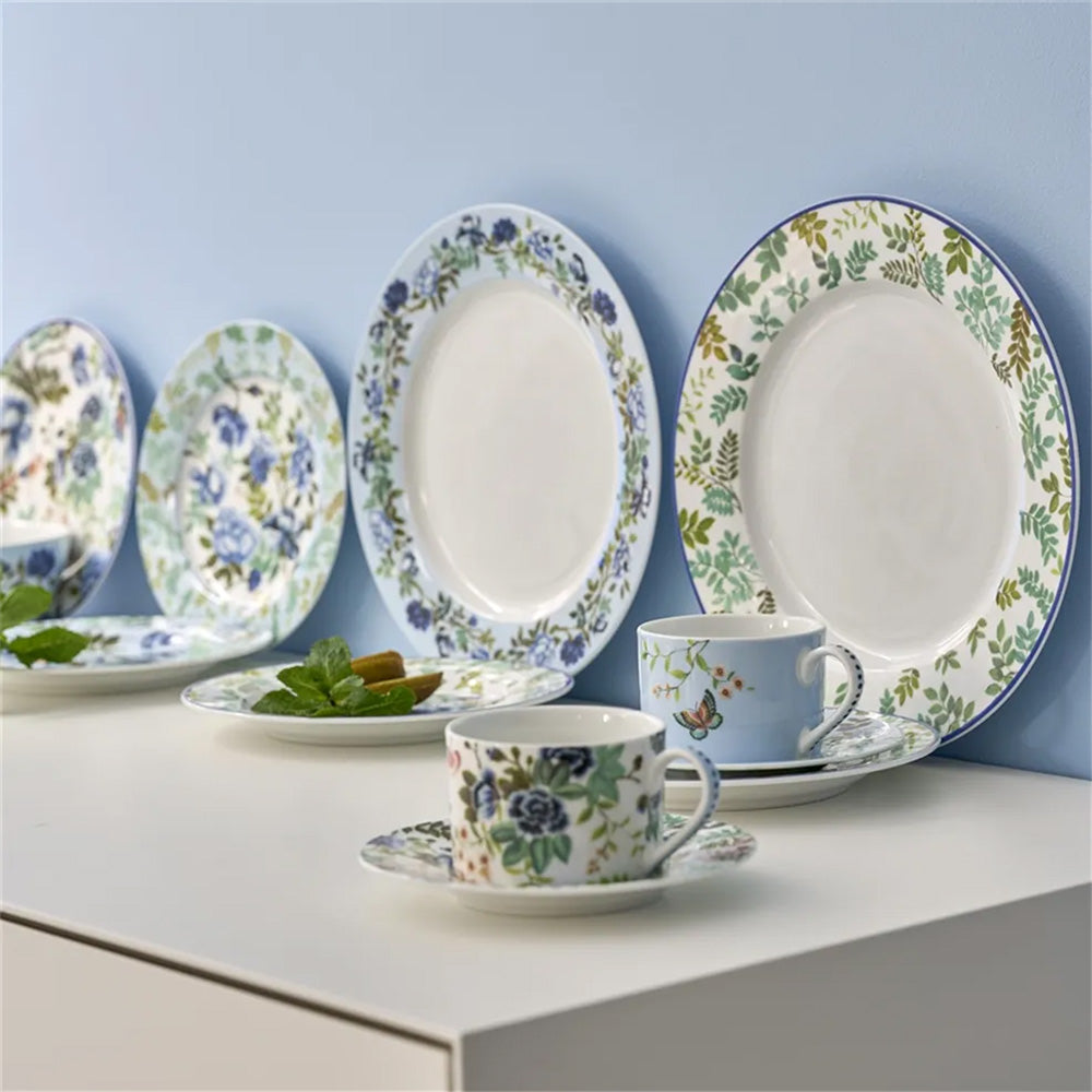Designers Guild Porcelaine De Chine Espresso Cup & Saucer, Set Of 2
