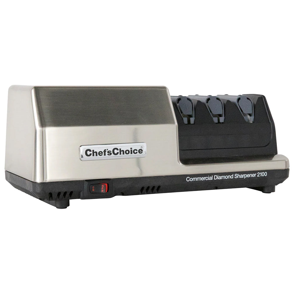 Chef's Choice CF-2100 EdgeSelect 3 Stage Commercial Diamond Electric Knife Sharpener