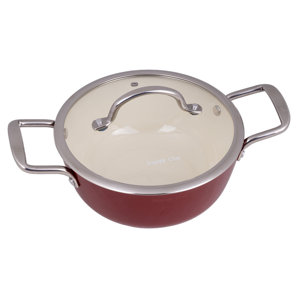 Snappy Chef Superlight Cast Iron Casserole