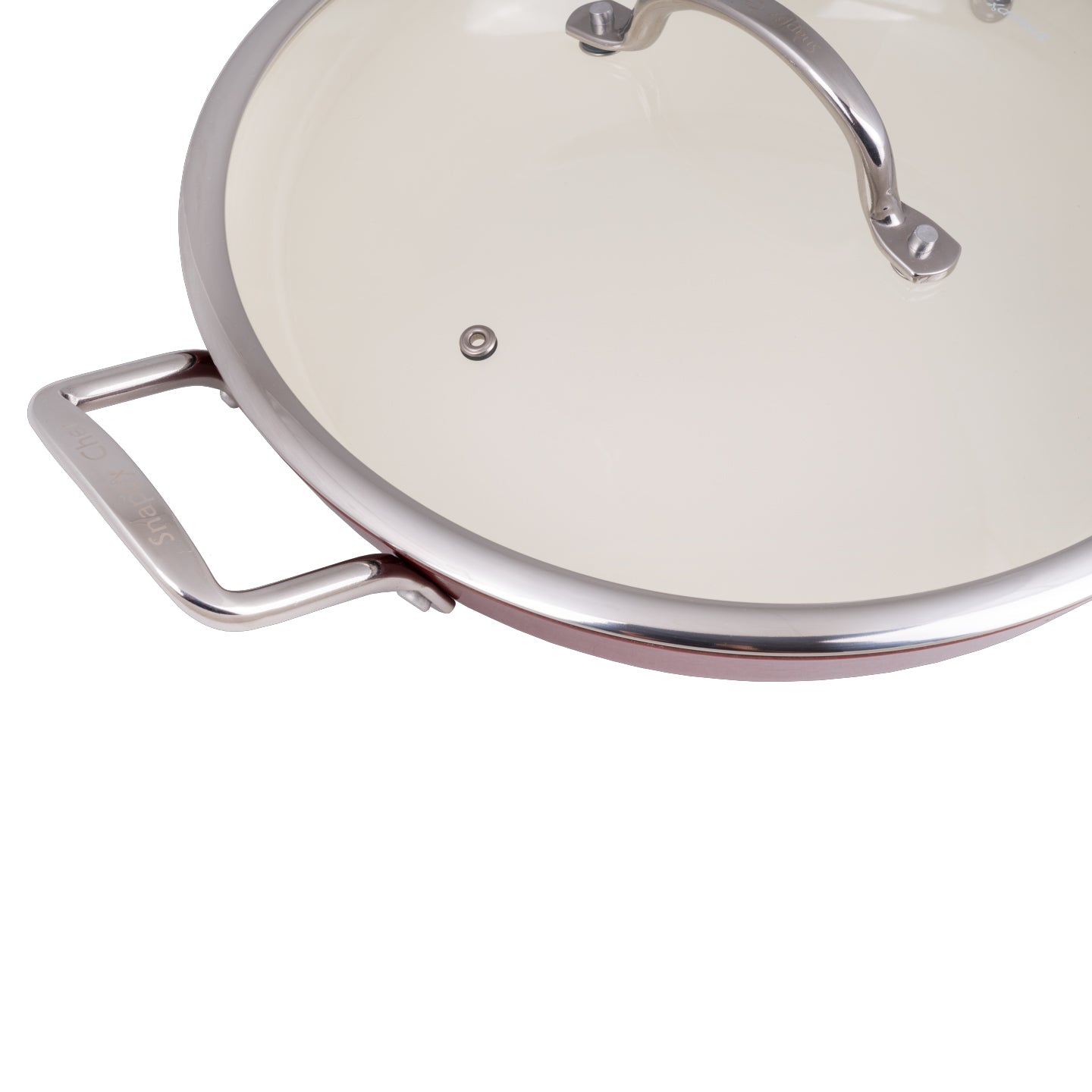 Snappy Chef Superlight Cast Iron Round Griddle, 30cm