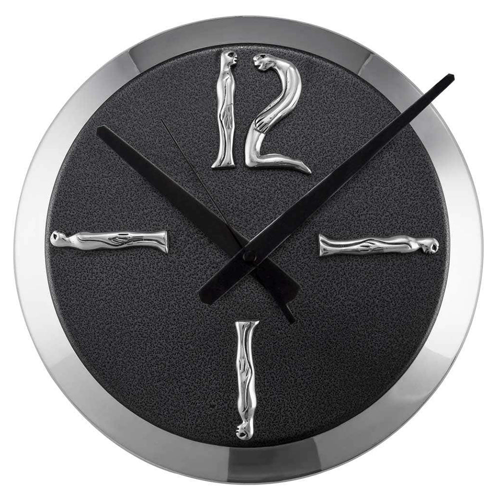 Carrol Boyes Large Wall Clock, Woman Man