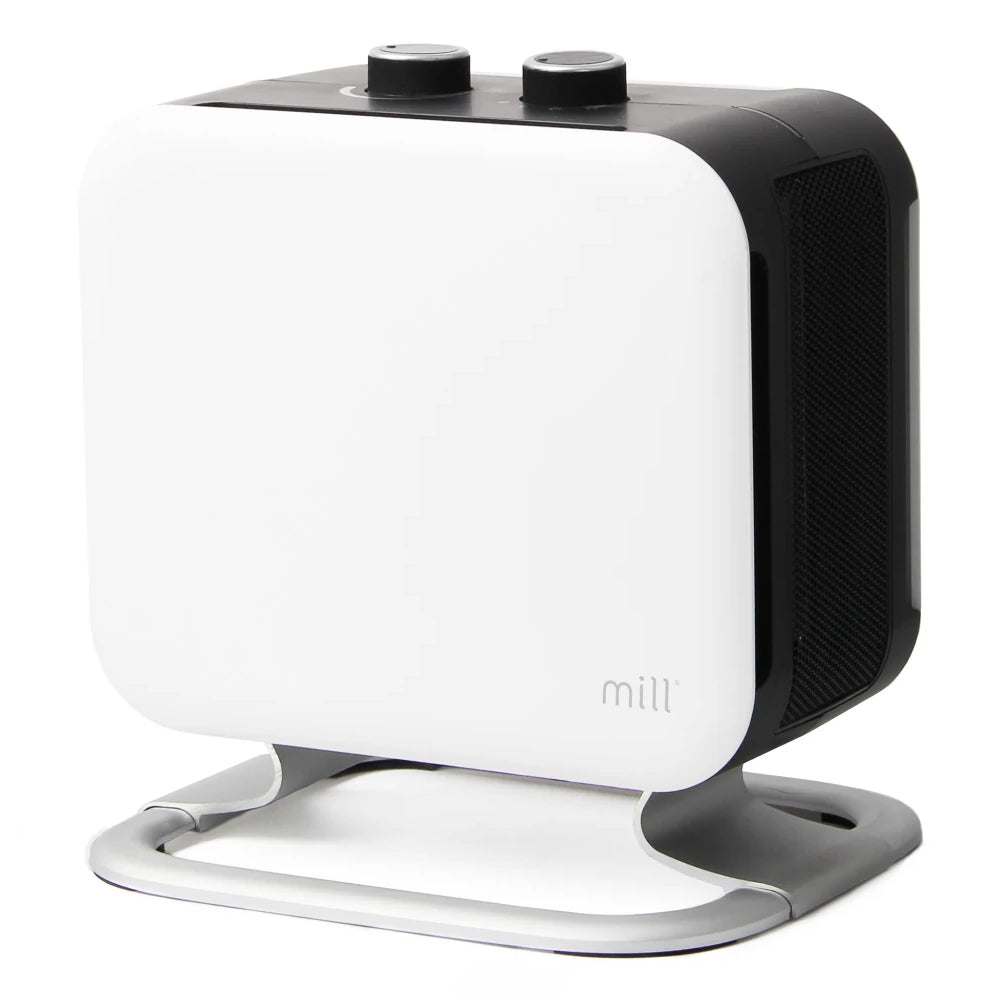 Mill White Compact PTC Fan Heater