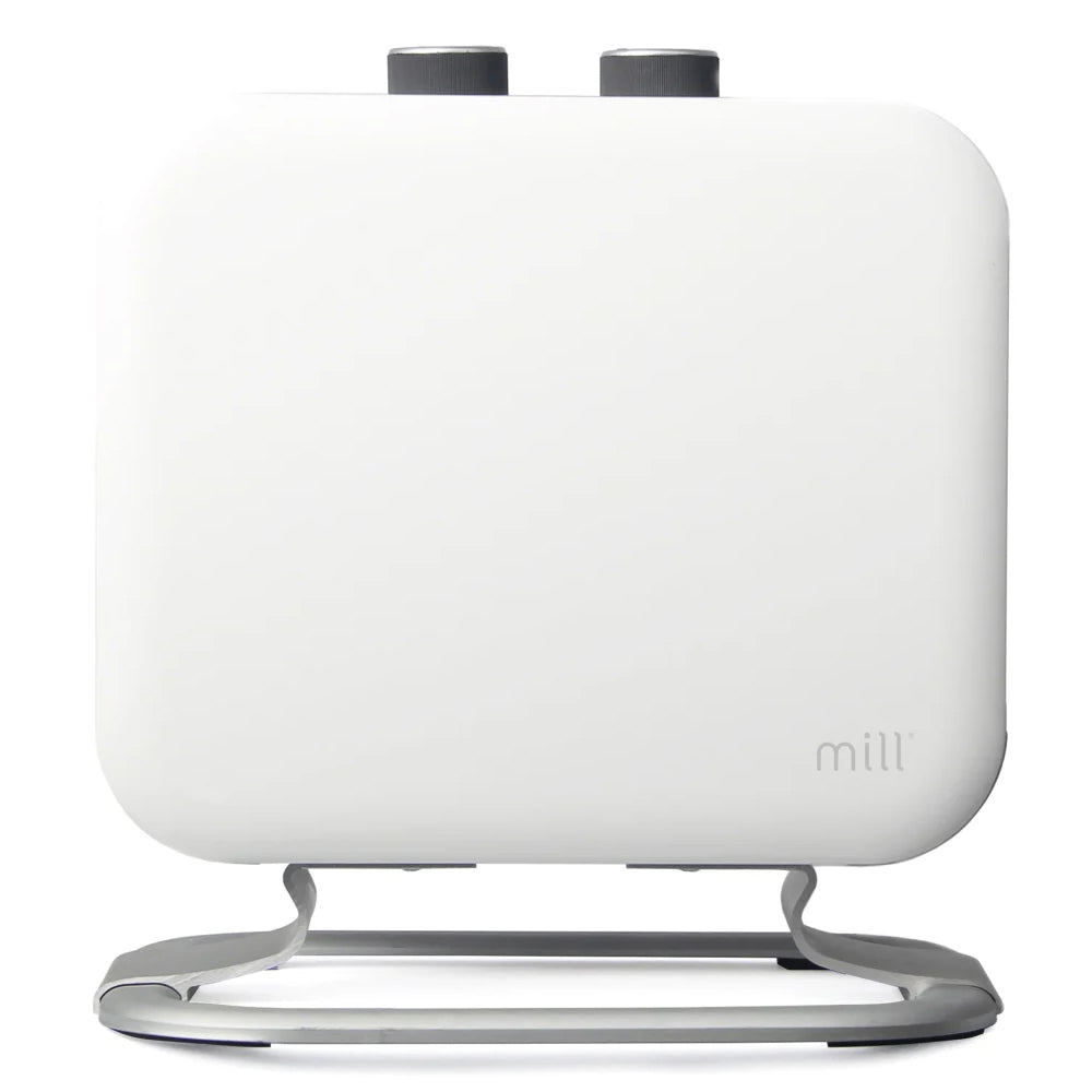 Mill White Compact PTC Fan Heater