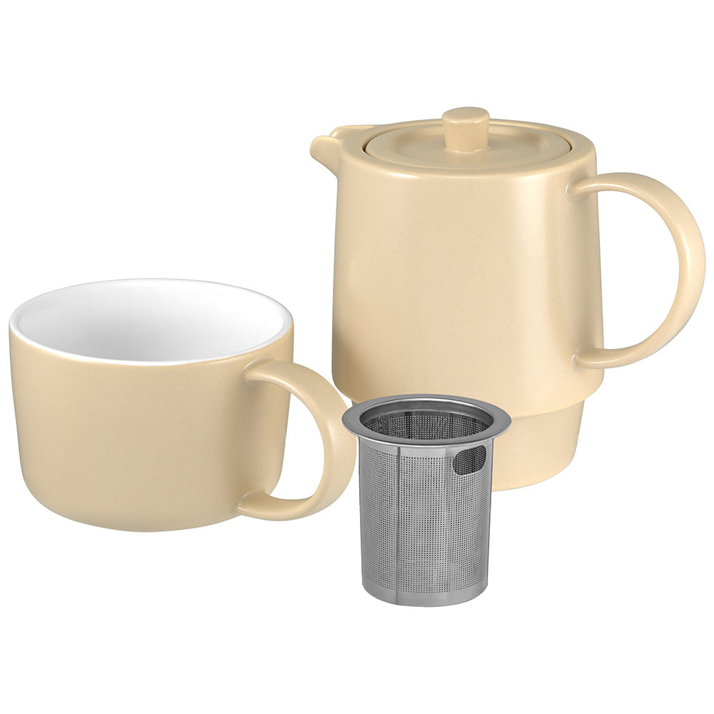 Maxwell & Williams Cafe Life Tea For One With Infuser, 450ml