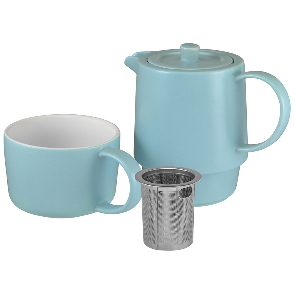 Maxwell & Williams Cafe Life Tea For One With Infuser, 450ml