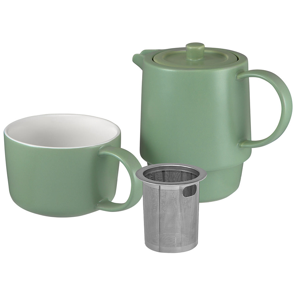 Maxwell & Williams Cafe Life Tea For One With Infuser, 450ml