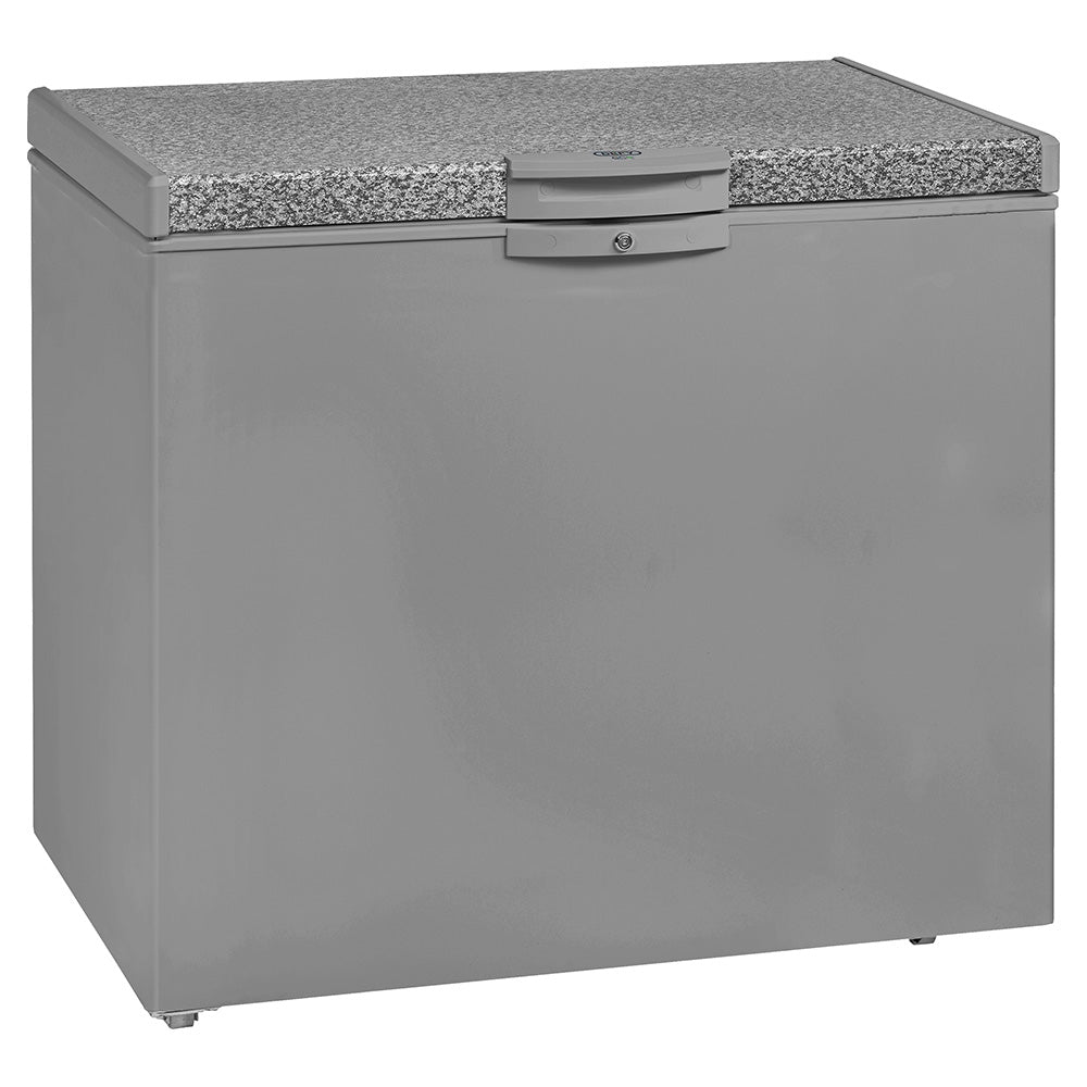 Defy 254L Satin Metallic Chest Freezer