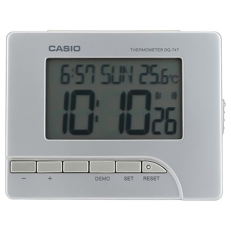 Casio Digital Alarm Clock With Room Thermometer