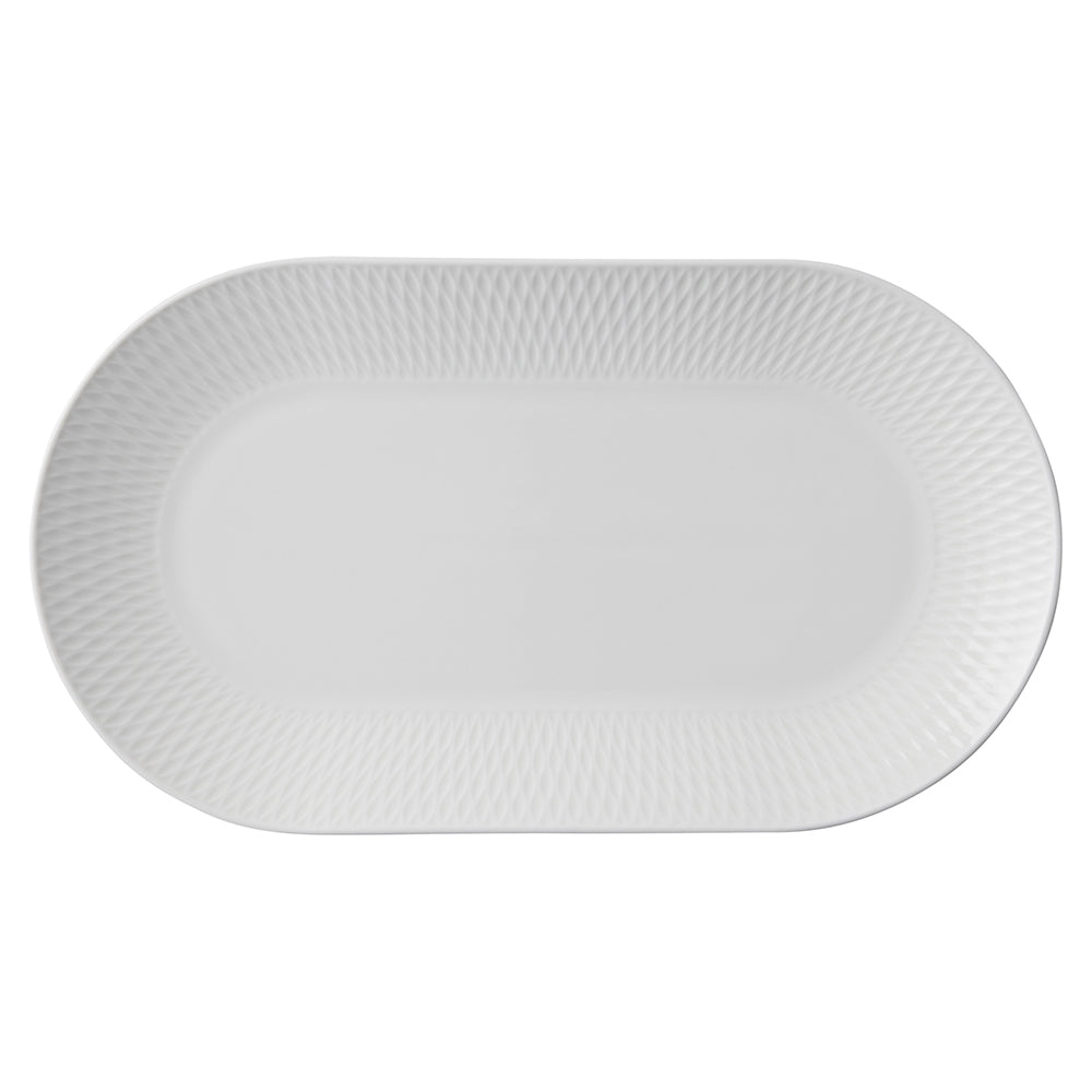 Maxwell & Williams White Basics Diamonds Oblong Platter