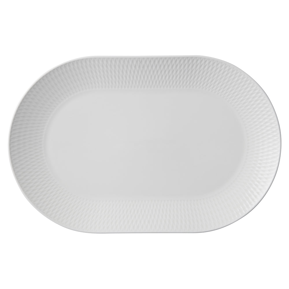 Maxwell & Williams White Basics Diamonds Oblong Platter