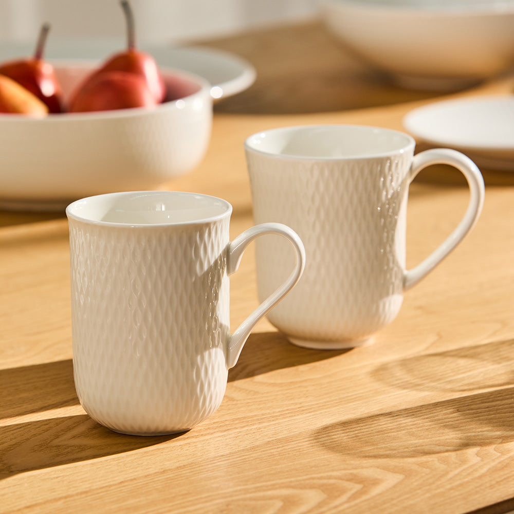 Maxwell & Williams White Basics Diamonds Imperial Mug