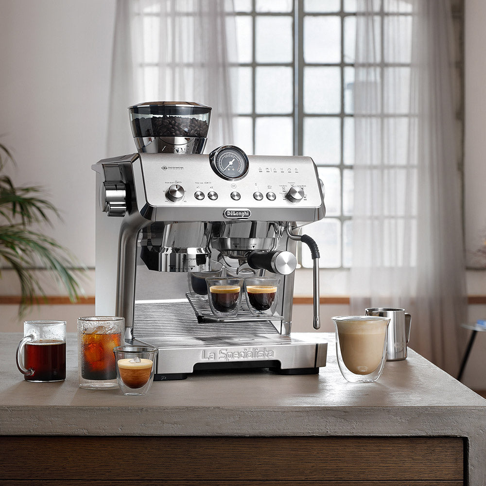 DeLonghi La Specialista Opera Manual Pump Espresso Coffee Machine, EC9555.M