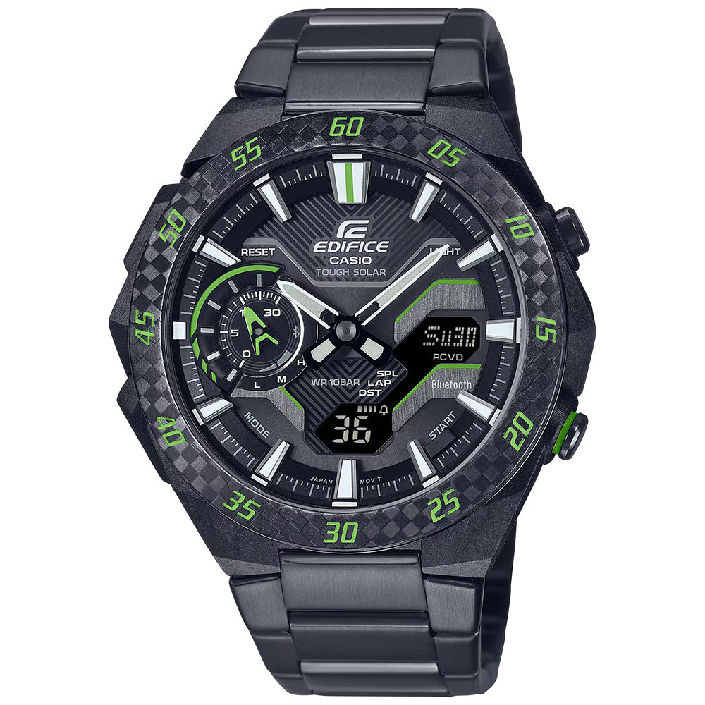 Casio Edifice Men's Windflow 100m BT Solar AnaDigi Wrist Watch, ECB-2200RC