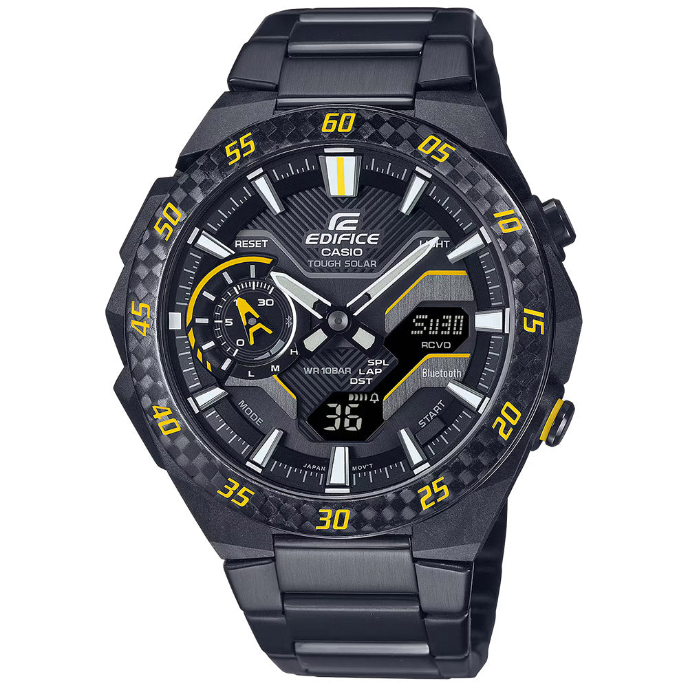 Casio Edifice Men's Windflow 100m BT Solar AnaDigi Wrist Watch, ECB-2200RC