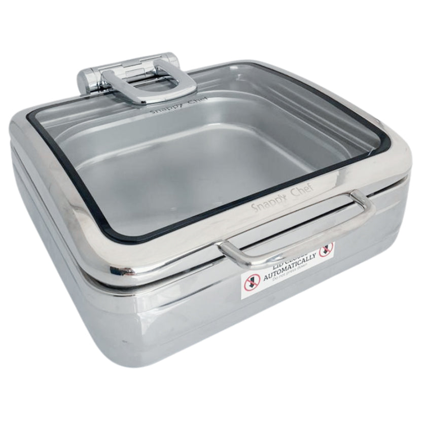 Snappy Chef Elite Square Chafing Dish, 5.5L