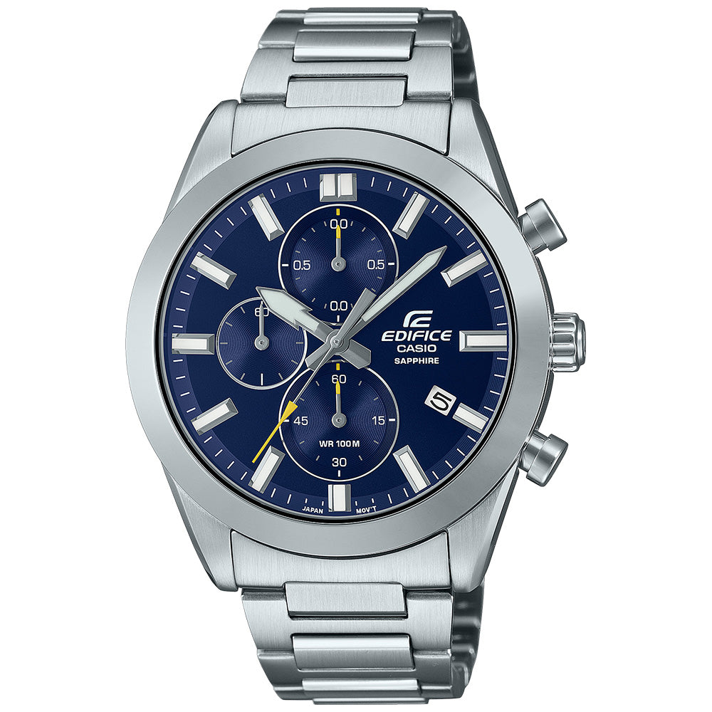 Casio Edifice Men's 100m Chronograph Wrist Watch, EFB-710D-2AVUDF