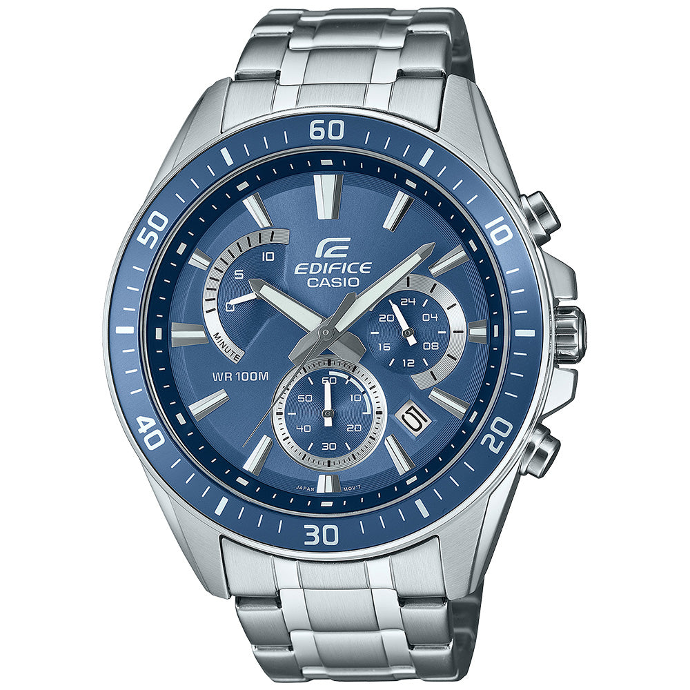Casio Edifice Men's 100m Chronograph Wrist Watch, EFR-552D-2AVUDF