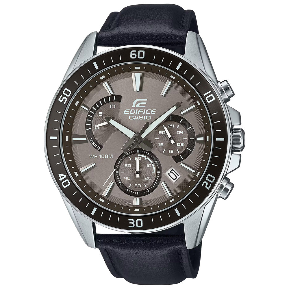 Casio Edifice Men's 100m Chronograph Wrist Watch, EFR-552L-5AVUDF