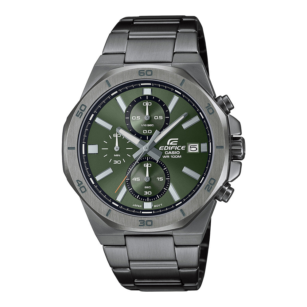 Casio Edifice Men's 100m Chronograph Wrist Watch, EFV-640DC-3AVDF