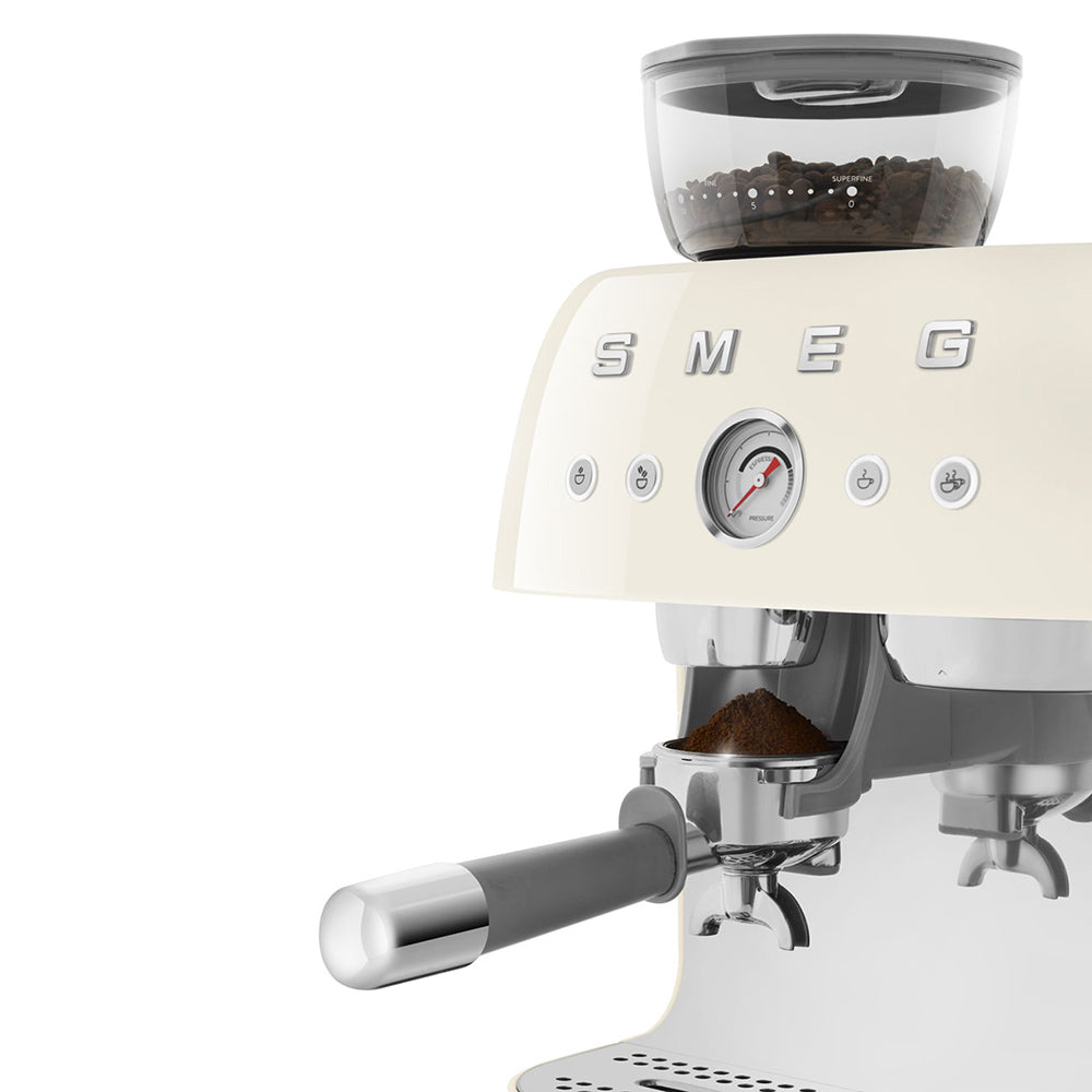 Smeg Retro Manual Espresso Coffee Machine with Grinder