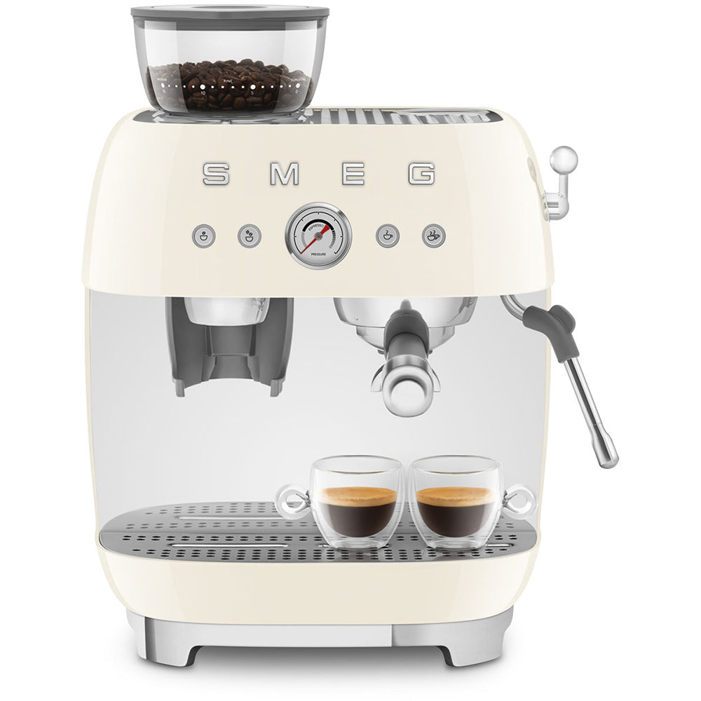Smeg Retro Manual Espresso Coffee Machine with Grinder