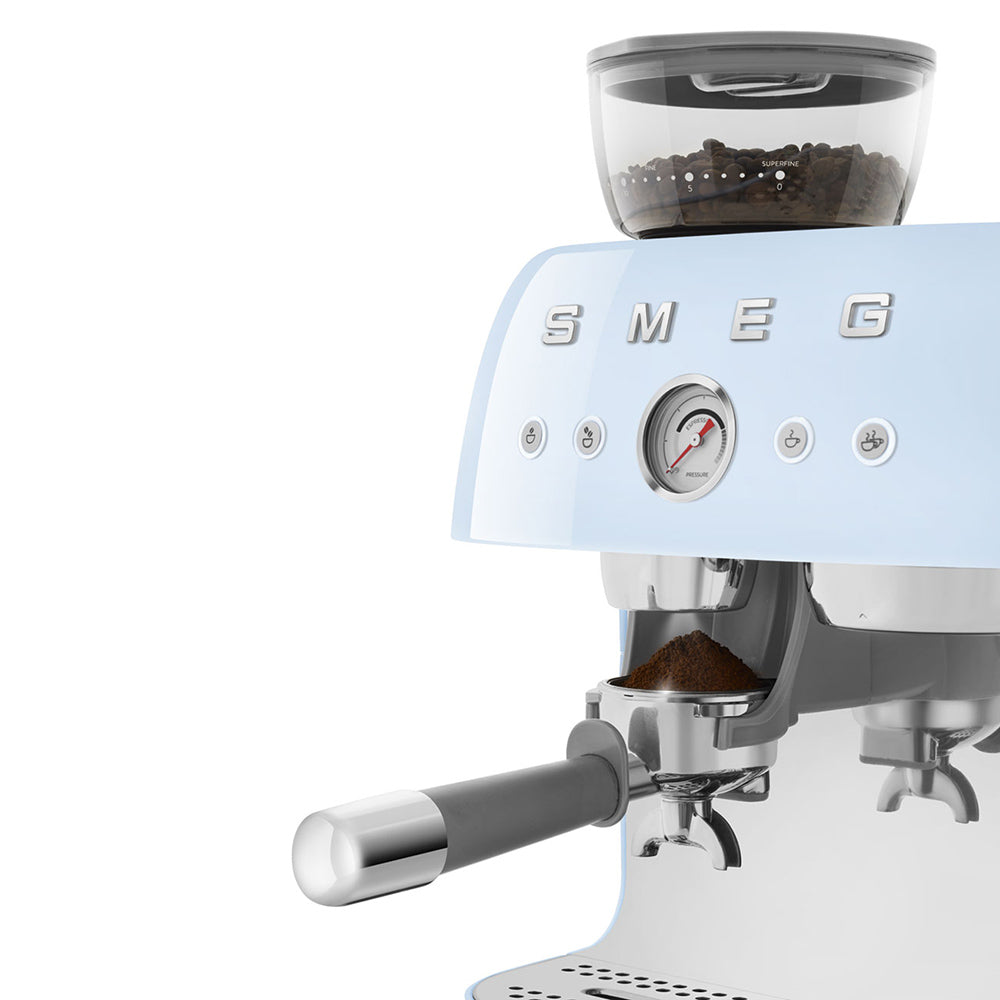 Smeg Retro Manual Espresso Coffee Machine with Grinder