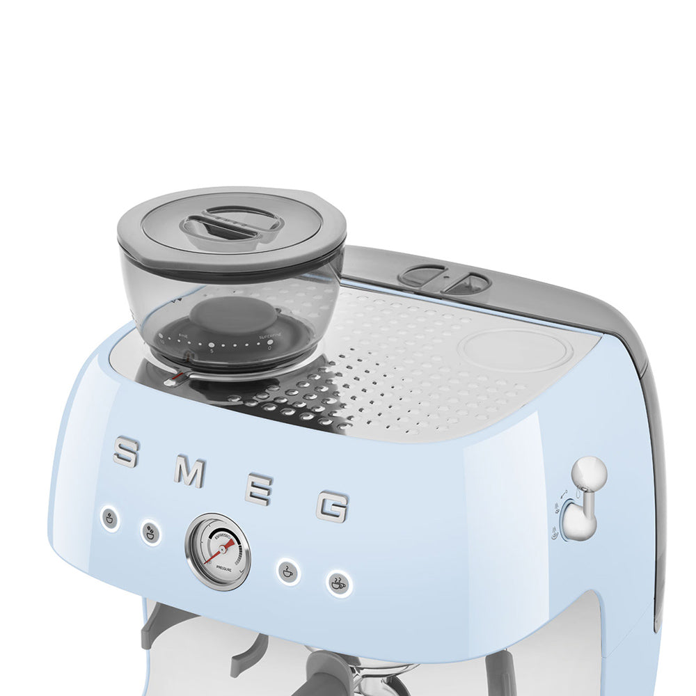 Smeg Retro Manual Espresso Coffee Machine with Grinder